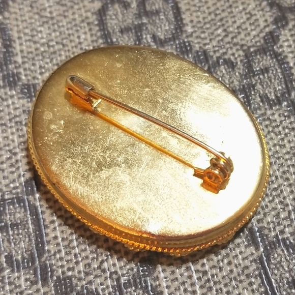 Vintage Micro Mosaic MINT Brooch - Picture 4 of 7